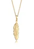 Elli Halskette Feder Boho Gypsy Festival 925 Silber Gold Produktbild-Vorschau 1