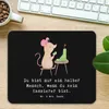 Mr. & Mrs. Panda Mousepad Kassierer Herz - Schwarz - Produktbild-Vorschau 2
