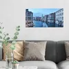 DEQORI Hybrid Leinwand Bild 60x30 cm 'Abendliches Venedig' Produktbild-Vorschau 3