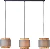 BRILLIANT 3-flammige Pendelleuchte WATERLILLY | natürliche Produktbild-Vorschau 1