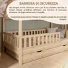 Crazy Pine Letto a Casetta con Cassetto 140x200 cm – Letto Anteprima dell’immagine prodotto 4