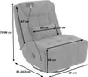 Relaxsessel HWC-P92, TV-Sessel Fernsehsessel, drehbar Produktbild-Vorschau 10