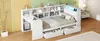 Sweiko 90x200 L-förmiges Holz-Plattformbett mit Produktbild-Vorschau 17