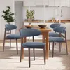 Zestaw 4 krzeseł do jadalni COLAMY – solidne i eleganckie, Podgląd zdjęcia produktu 2