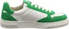 A side view of a white and green sneaker against a white background. Produktbild-Vorschau