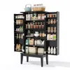 Armoire de cuisine Merax Buffet à 2 portes et 5 Voir les images du produit 11