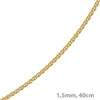 1,5mm Zopfkette Kette Collier aus 750 Gold Gelbgold Produktbild-Vorschau 3