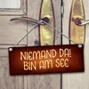 Welcome to my home oder bin am See Wendeschild mit Kordel Produktbild-Vorschau 4