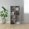 vidaXL Libreria/credenza Grigio cemento 66×30×130 cm Anteprima dell’immagine prodotto 22