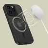 A black iPhone case with a Magsafe charger and magnetic ring. Náhled obrázku produktu