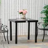 Table de jardin carrée en aluminium, 78 x 78 x 74 cm, 4 Voir les images du produit 9