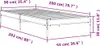 Rám postele Sonoma dub 90x200 cm materiál na bázi dřeva a Náhled obrázku produktu 7