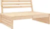 vidaXL Garten-Mittelsofa 120x80 cm Massivholz Kiefer Produktbild-Vorschau 1