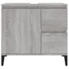 vidaXL Badschrank Grau Sonoma 65x33x60 cm Holzwerkstoff Produktbild-Vorschau 7