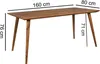 Esstisch natur braun Esszimmertisch Sheesham Küchentisch Produktbild-Vorschau 3