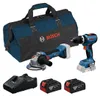 18V 2-Werkzeug-Kombi-Set: GSB 18V-65 + GWS 18V-8 + 2 GBA Produktbild-Vorschau 1