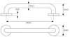 KOTARBAU® Haustürbeschlag Stangengriff 25x300 mm Stoßgriff Produktbild-Vorschau 2