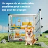 Přepravka pro psa BRUNO, 70x54x51cm, stříbrná/černá Náhled obrázku produktu 9