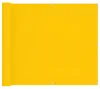 vidaXL Brise-vue pour balcon jaune 90 x 200 cm Voir les images du produit 1