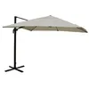 Gastronomie-Ampelschirm HWC-A96, 3x3m (Ø4,24m) Polyester Produktbild-Vorschau 7