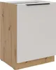 Küchen Unterschrank 60 cm Küche SOLANO Kaschmir beige matt Produktbild-Vorschau 1
