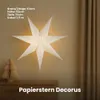 Star Papierstern Decorus 7 zackig Papier Weiß 1.5x6.3x Produktbild-Vorschau 8