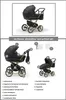 Klassischer Kinderwagen Sorento Gold 2 in 1 inkl. Sportsitz Produktbild-Vorschau 4