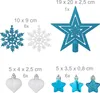 Set da 101 palline natalizie Relaxdays, in plastica, Anteprima dell’immagine prodotto 5