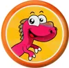 Disco volante Frisbee con dinosauro, arancione, 20 cm Anteprima dell’immagine prodotto 2