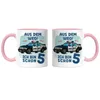 Aus Dem Weg Ich Bin Schon 5 Tasse Rosa Happy Produktbild-Vorschau 3