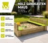 Wendi Toys Bac à sable en bois "Delux" avec sièges, y Voir les images du produit 14