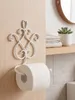 Clayre & Eef WC-Rollenhalter 17x7x22 cm Weiß Eisen Produktbild-Vorschau 2