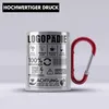 Trendation - Logopädin Spruch Edelstahl Tasse Karabiner Produktbild-Vorschau 2
