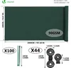 VOUNOT® Zaunblende 1.8×20m, Sichtschutz Zaun 90 g/m² HDPE Produktbild-Vorschau 2