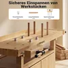 Wiltec Hobelbank 126 x 50 x 84 cm aus Holz, Werkbank bis Produktbild-Vorschau 6