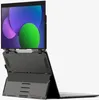 A black portable monitor is shown in a folded, upright position against a white background. Voir les images du produit