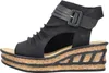Rieker Damen Keilsandalette schwarz Produktbild-Vorschau 4