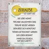 Zuhause ist dort Metallschild mit Schlüssel Motiv Familie Produktbild-Vorschau 7