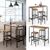 Bartisch-Set Vicco Fyrk Antikholz 120 x 50 cm mit 2 Produktbild-Vorschau 2