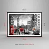 Gerahmtes Poster - Schwarzer Rahmen - London Bus - 100x70 Produktbild-Vorschau 5