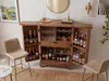 WOHNLING Meuble bar en bois massif de sheesham, 65 cm, Voir les images du produit 3
