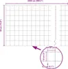 vidaXL Eurozaun 0,4 x 25 m PVC-beschichtetes Eisen Grau Produktbild-Vorschau 8