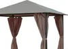 4 Seitenteile für Pavillon Nizza 3x3m Seitenwand Taupe / Produktbild-Vorschau 3