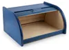 CHLEBAK dřevěný velký MODRÝ 40x29x18cm nádoba na pečivo Náhled obrázku produktu 5
