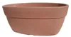 Jardinière - Ellittica - 80 x 46,5 x H 35 cm - Marron Voir les images du produit 1