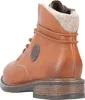 A close-up side view of a brown leather boot. Produktbild-Vorschau