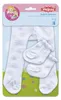 collants et chaussettes de poupée polyester blanc/argent Voir les images du produit 2