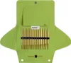 An open green case containing knitting needles. Produktbild-Vorschau