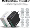 Techsuit Sieńowa Ładowarka 65W - 4x USB, 4x Type-C, Szybkie Podgląd zdjęcia produktu 8
