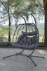 ALEOS. Doppel TWIN Rattan Geflecht Korb Hängesessel m Produktbild-Vorschau 6